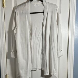 89th & Madison Ivory Long Cardigan